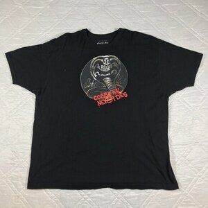 KARATE KID COBRA KAI NEVER DIES Black T-Shirt MENS 3XL